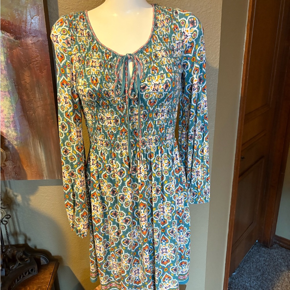 Chelsea & Violet Multicolor Long Sleeve Dress